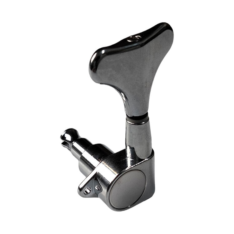GT GTD27LEFTH Left-Handed Electric Bass Guitar Sealed Tuning Machines in Chrome Finish (4-Inline)