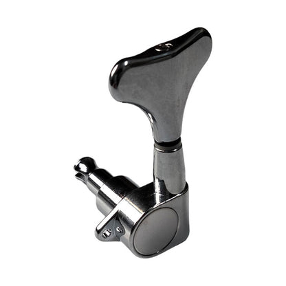 GT GTD27LEFTH Left-Handed Electric Bass Guitar Sealed Tuning Machines in Chrome Finish (4-Inline)