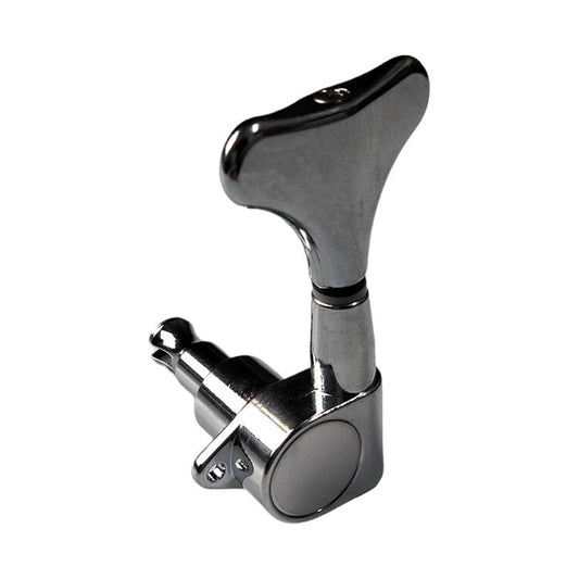 GT GTD27LEFTH Left-Handed Electric Bass Guitar Sealed Tuning Machines in Chrome Finish (4-Inline)
