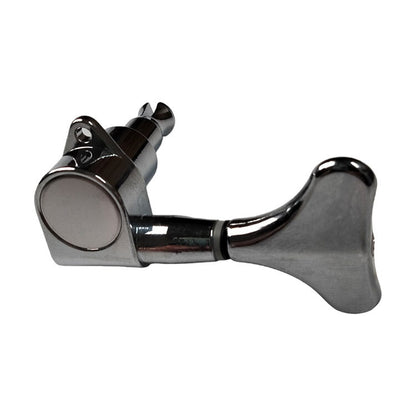 GT GTD27LEFTH Left-Handed Electric Bass Guitar Sealed Tuning Machines in Chrome Finish (4-Inline)