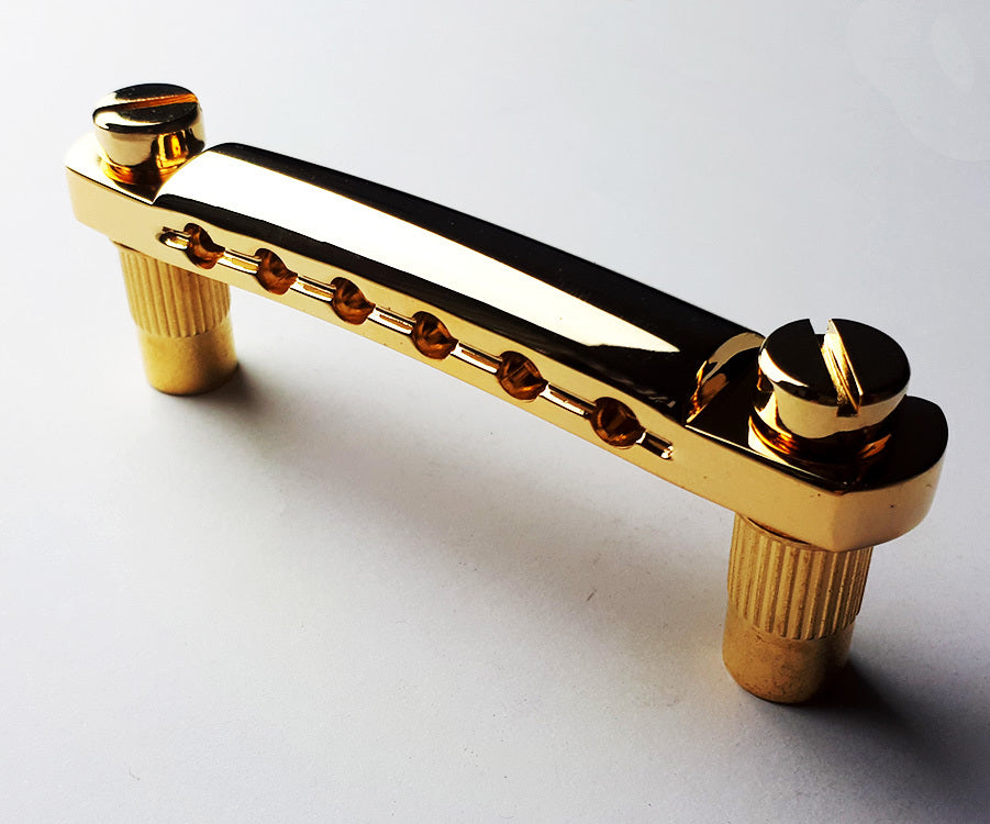 GT GTE31GD Vintage LP-Style Solidbody Electric Guitar Stop Tailpiece in Gold Finish