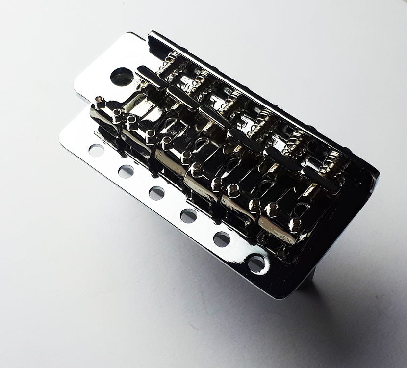 GT GTE3CR Vintage ST Style Complete 6-point Tremolo Bridge in Chrome Finish