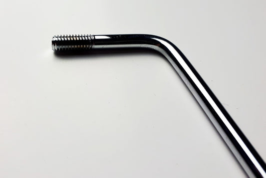 GT GTE41CR/W Tremolo Arm in Chrome Finish with White Plastic Cap (Pk-1)