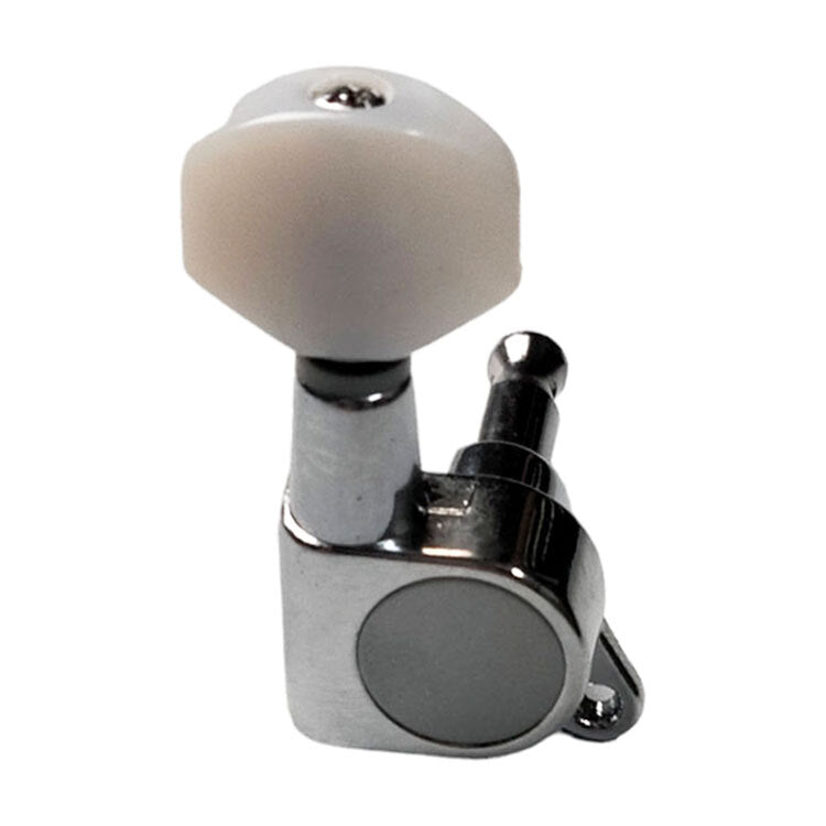 GT GTJP7CR Electric Guitar Sealed Tuning Machines in Chrome Finish (6-inline)
