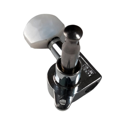GT GTJP7CR Electric Guitar Sealed Tuning Machines in Chrome Finish (6-inline)