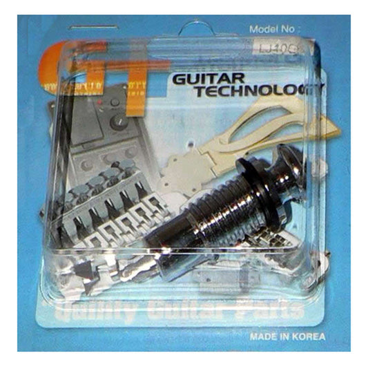 GT GTLJ40CR Threaded End Pin Jack Socket in Chrome (Pk-1)