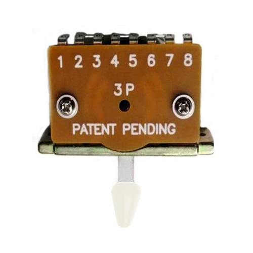GT GTLSW33 3-Way Selector Switch with White Cap (Pk-1)