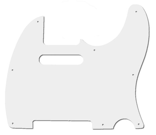 GT 3-Ply TL-Style Electric Guitar Pickguard in White (Pk-1)