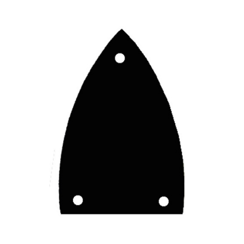 GT GTM38BK Truss Rod Cover Plate in Black Finish (Pk-1)