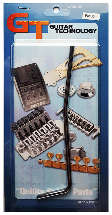 GT GTPM05 Tremolo Arm in Chrome Finish with No Cap or Thread (Pk-1)