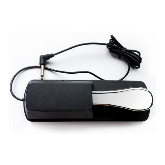 GT Piano Style Sustain Pedal with 6ft Cord & Polarity Switch