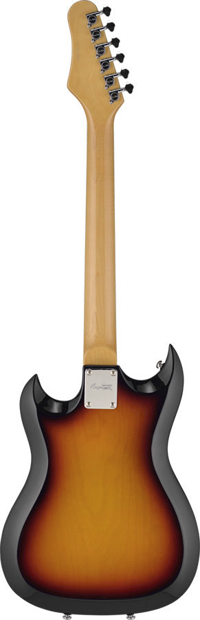 Hagstrom H-II Retroscape Guitar in 3 Tone Sunburst