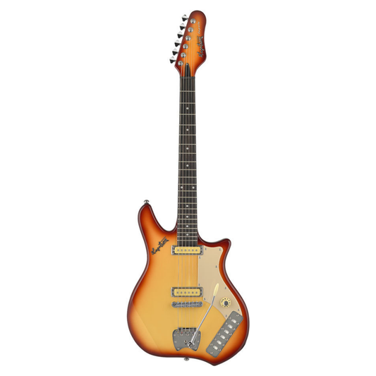 Hagstrom "Taylor York" Impala Retroscape Guitar in Copperburst