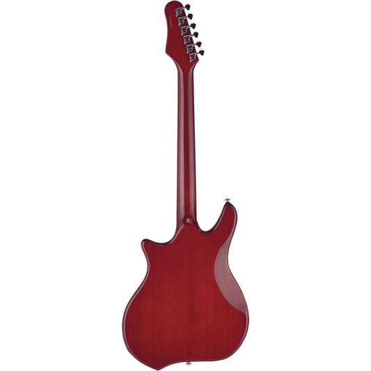 Hagstrom Impala Retroscape Guitar in Cherry Sunburst Gloss