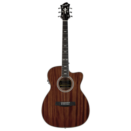 Hagstrom Mora II Series Concert Acoustlc Electric Guitar with Cutaway in Natural