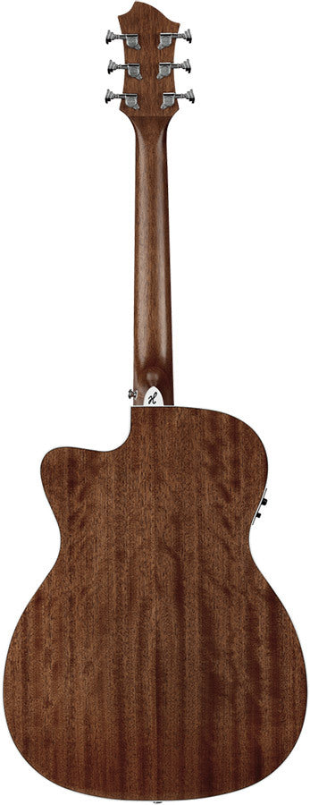Hagstrom Mora II Series Concert Acoustlc Electric Guitar with Cutaway in Natural