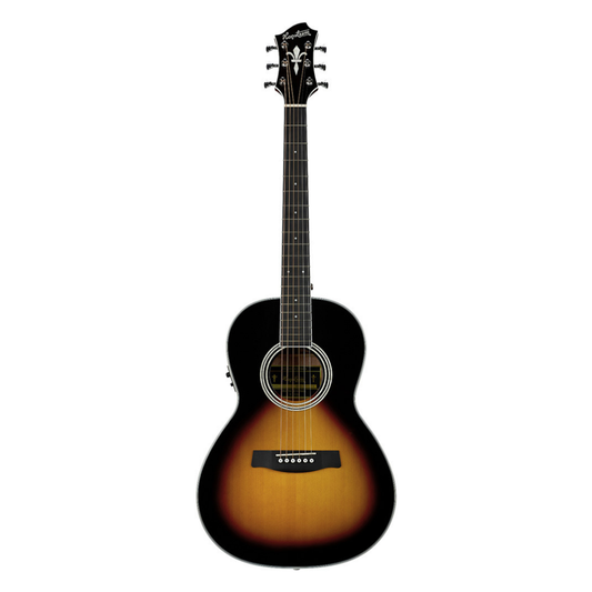Hagstrom Seafarer II Series Parlor Acoustic Electric Guitar in Tobacco Sunburst