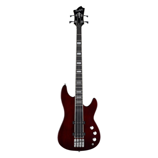 Hagstrom Super Swede Bass Guitar in Natural Mahogany Gloss