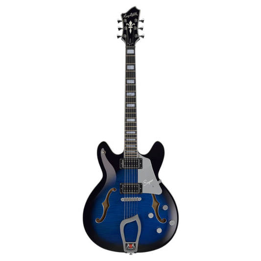 Hagstrom Super Viking Guitar in Dark Baltic Sea