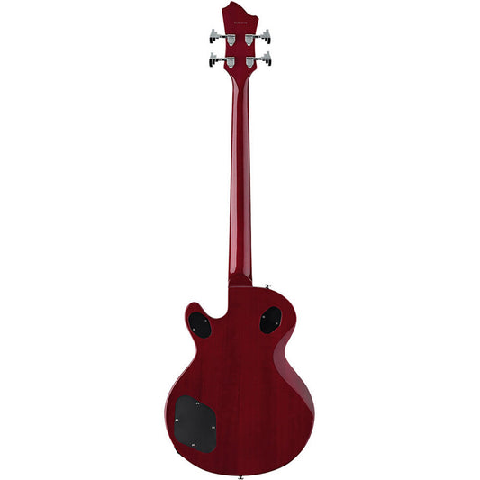 Hagstrom Swede Bass Guitar in Wild Cherry Transparent Gloss