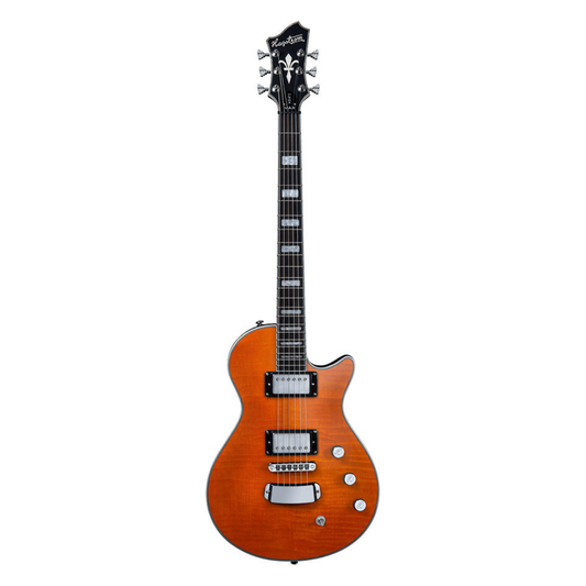 Hagstrom Ultra Max Guitar in Milky Mandarin Satin