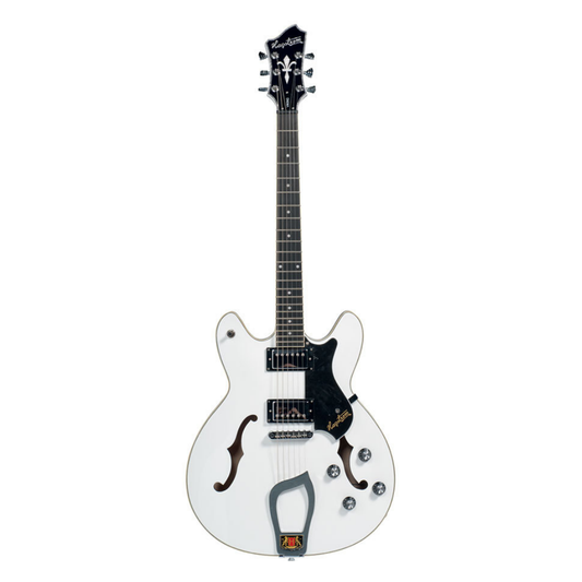 Hagstrom Viking Semi-Hollow Guitar in White Gloss