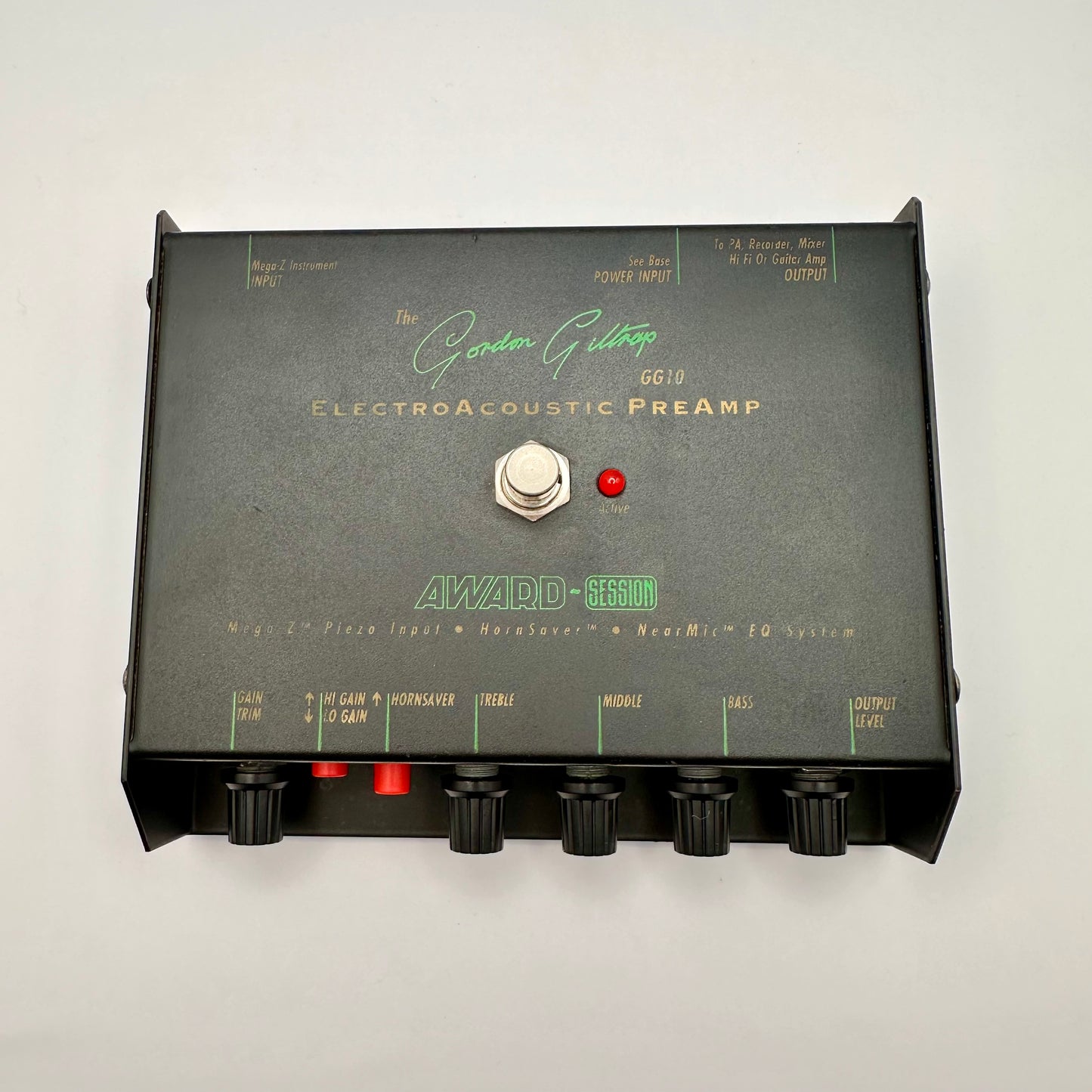 Award-Session Gordon Giltrap GG10 Electro-Acoustic Guitar Preamp.