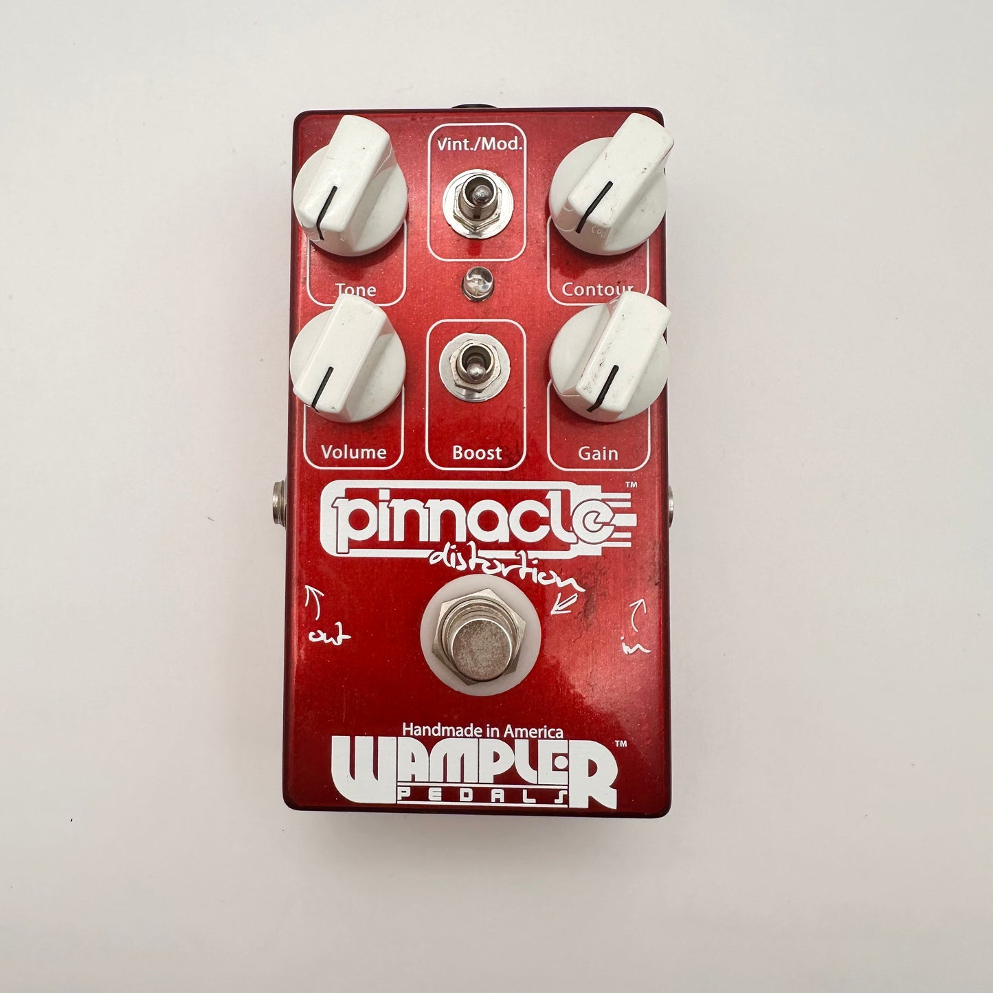 Wampler Pinnacle Standard Distortion Effects Pedal