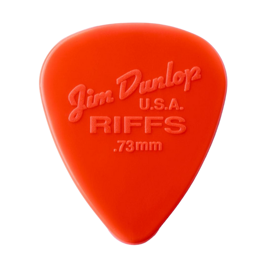 Dunlop Riffs .73mm Red Nylon Standard Pick (Single)