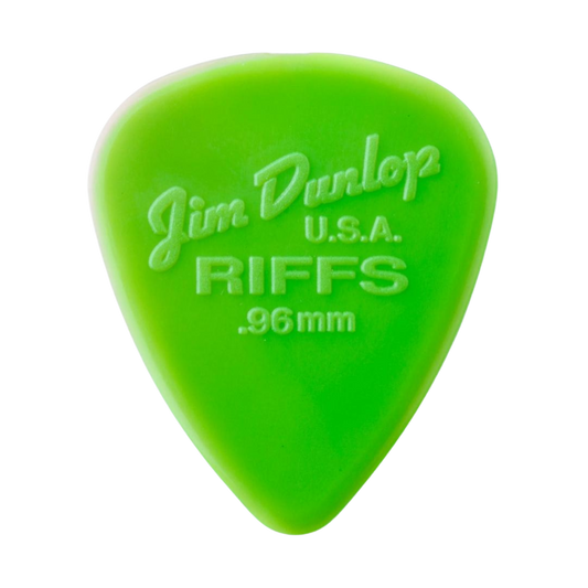 Dunlop Riffs .96mm Green Nylon Standard Pick (Single)