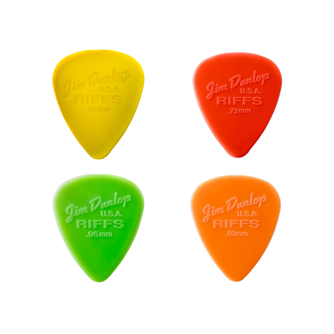 Dunlop Riffs Nylon Standard Picks (Assorted Sizes)