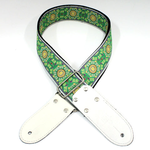 DSL JAC20 SAL-GREEN Jacquard Genuine Leather Strap