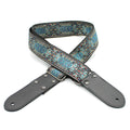 DSL JAC20 SHIRAZ-BLUE Jacquard Genuine Leather Strap