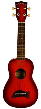 Kala MK-SD/RDBRST Red Burst Soprano Dolphin Ukulele