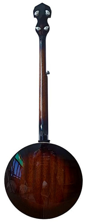 J.Reynolds JBJ245CR 5-String Deluxe Banjo with Resonator in Tobacco Burst Gloss