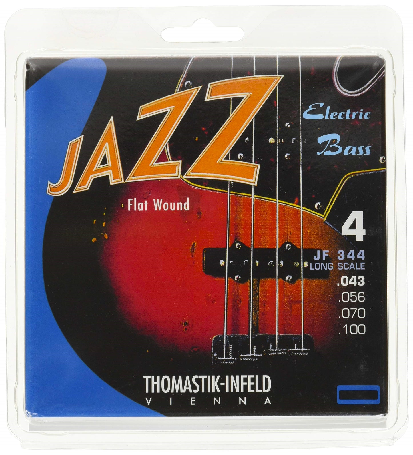 Thomastik-Infeld Jazz Electric Bass Flat Wound Strings JF344 (43-100)