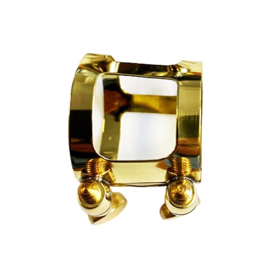 J.Michael Metal Alto Saxophone Ligature in Gold Finish