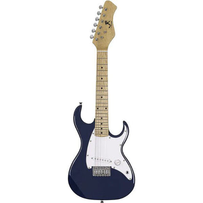 J.Reynolds JRPKSTTBL Mini ST Electric Guitar Prelude Starter Pack in Blue