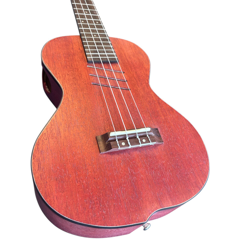 Kealoha JU-Series Tenor Ukulele with Offset Design in Red Stain Finish