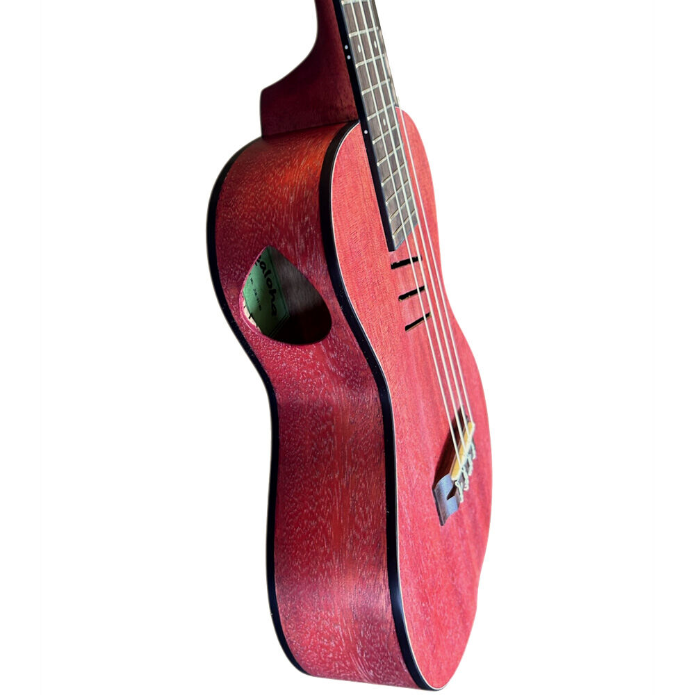 Kealoha JU-Series Tenor Ukulele with Offset Design in Red Stain Finish