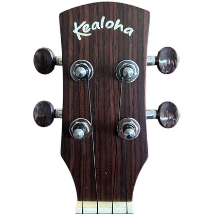 Kealoha JU-Series Tenor Ukulele with Offset Design in Red Stain Finish