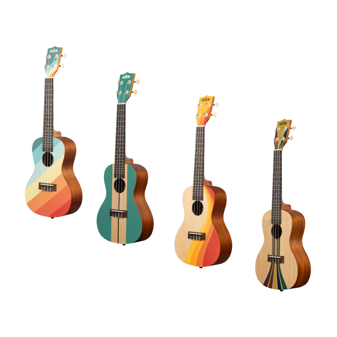 Kala Concert Surf Series Ukulele (Assorted Designs)