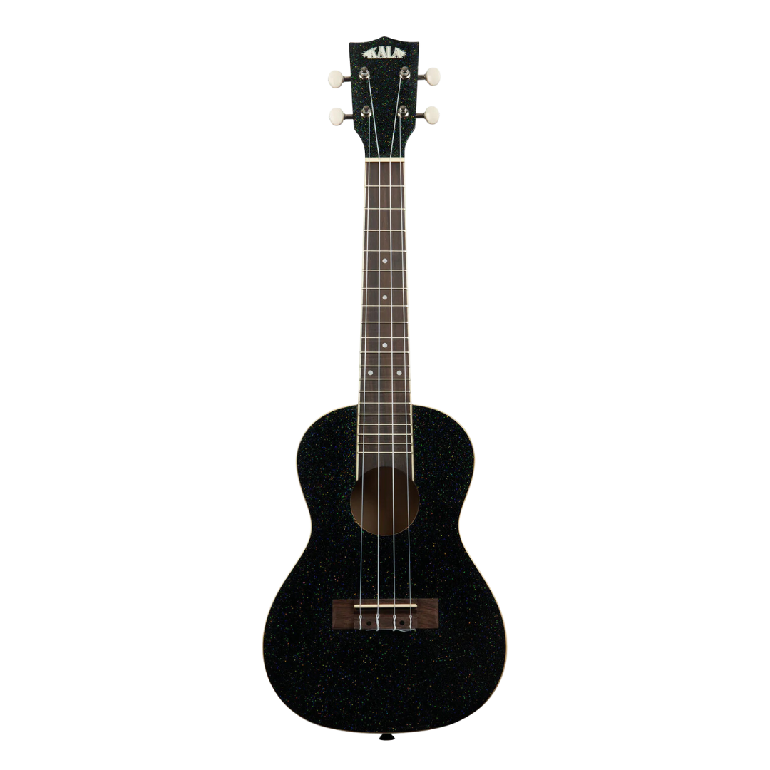 Kala KA-SPRK-BLACK Galaxy Black Sparkle Concert Ukulele