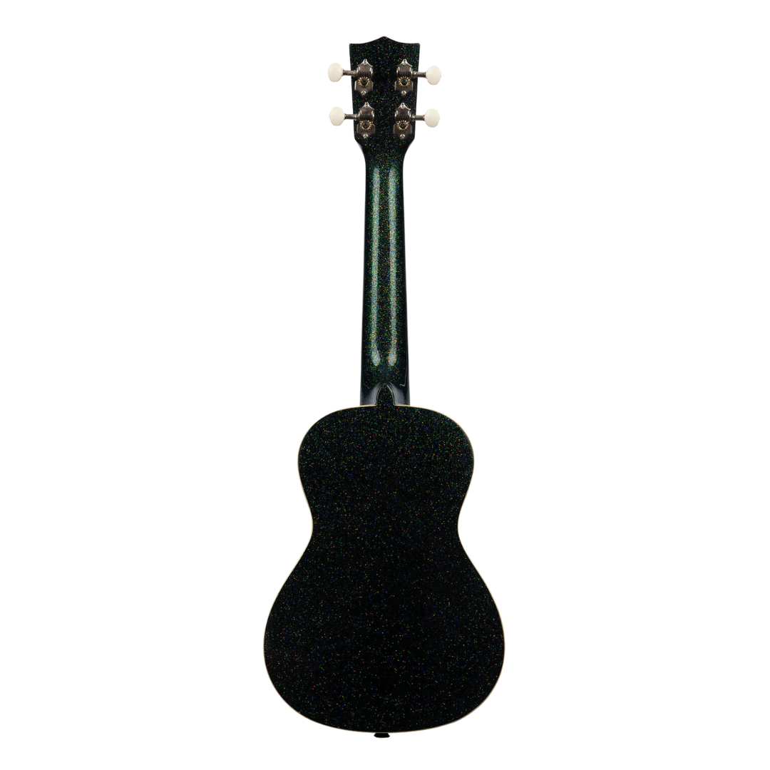 Kala KA-SPRK-BLACK Galaxy Black Sparkle Concert Ukulele