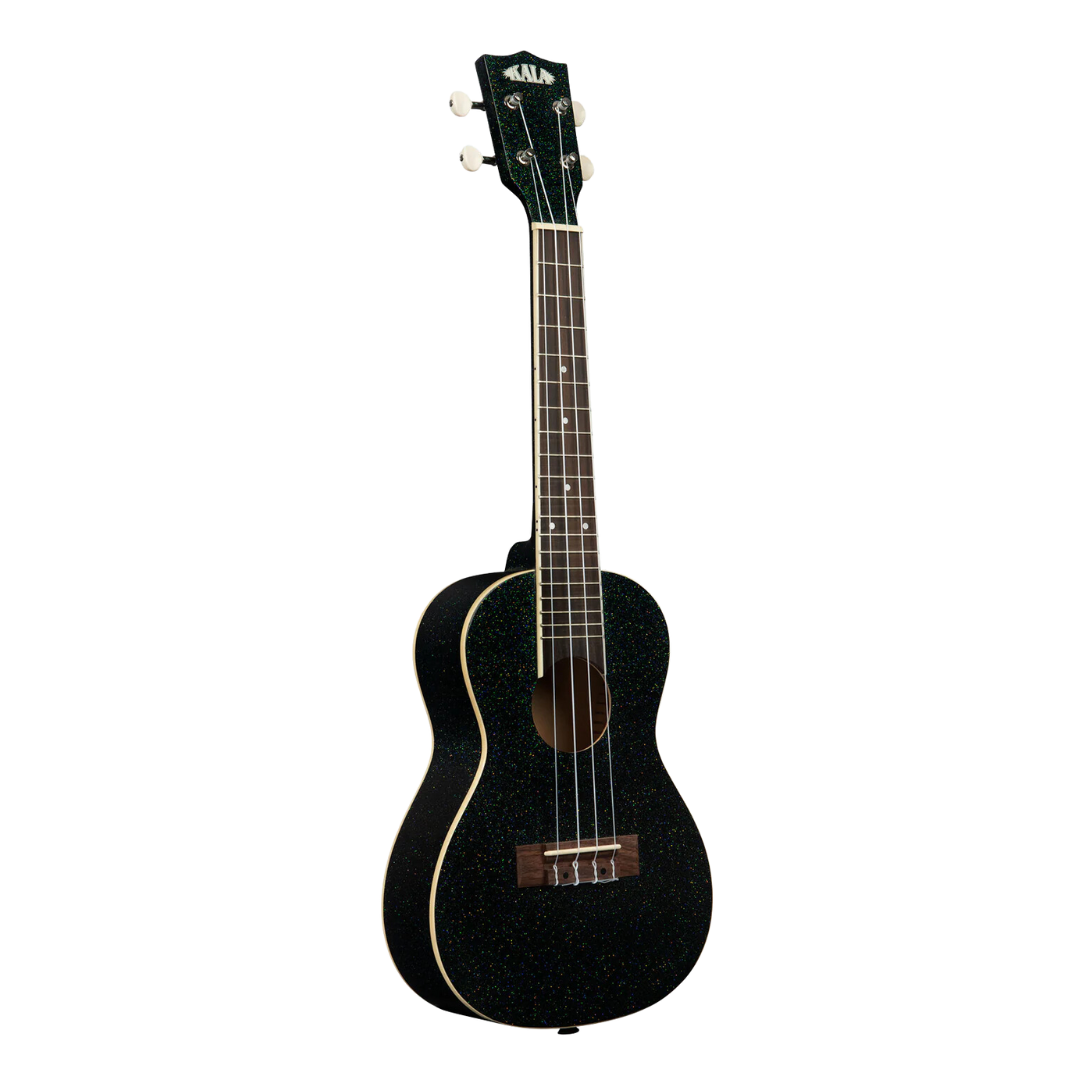 Kala KA-SPRK-BLACK Galaxy Black Sparkle Concert Ukulele
