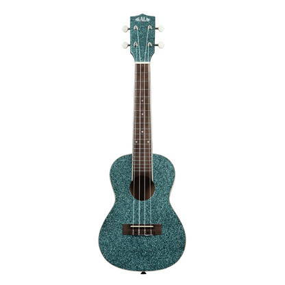 Kala KA-SPRK-AQUA Rhapsody in Blue Sparkle Concert Ukulele
