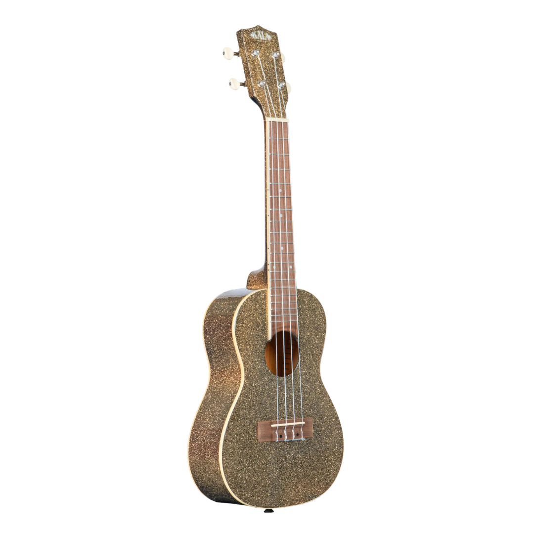 Kala KA-SPRK-GOLD Stardust Gold Sparkle Concert Ukulele