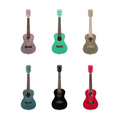 Kala Sparkle Concert Ukulele (Assorted Colours)