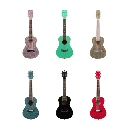 Kala Sparkle Concert Ukulele (Assorted Colours)