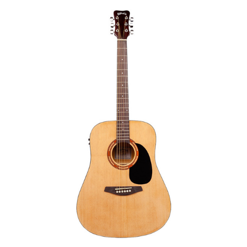 Kohala KG100 Series Dreadnought Acoustic Electric Guitar in Natural Finish